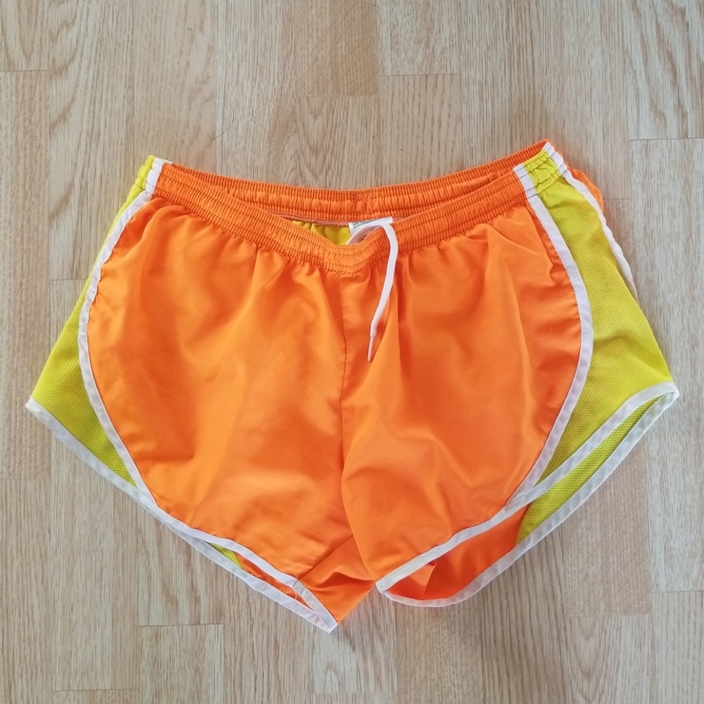 Neon Orange and Yellow Soffe Shorts